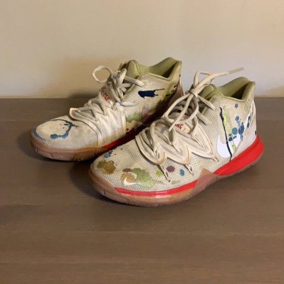 Nike Kyrie 5 x Bandulu Sneakers - Kid’s Size 4.5 - Picture 2 of 10